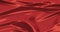 Blank red fabric waves material mockup, top view