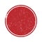 blank red round scratched rubber stamp