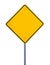 Blank Road Sign