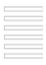 Blank Sheet Music Sheet for the notation of a voice or solo instruments Blank Sheet Music vector