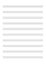 Blank Sheet Music Sheet for the notation of a voice or solo instruments Blank Sheet Music vector