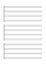 Blank Sheet Music Sheet for the notation of a voice or solo instruments Blank Sheet Music vector