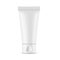 Blank small cosmetic tube mockup isolated