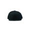 Blank snapback hat cap flat visor on white background isolated