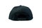 Blank snapback hat cap flat visor on white background isolated