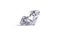 Blank sparkle diamond jewel mockup lying, front view