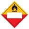 Blank Spontaneously Combustible Symbol Sign, Vector Illustration, Isolate On White Background Label. EPS10