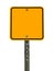 Blank Square Caution Sign