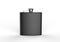 Blank  Stainless Steel Hip Flask and Cups Gift Set For Branding, 3d illustration.