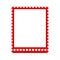 Blank stamps frame, postage stamp - vector