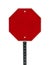 Blank Stop Sign