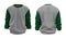 Blank sweatshirt mock up template in front, and back views