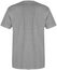 Blank t shirt back view heather grey color isolated on white background, ready for mock up template