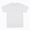 Blank t-shirt color white template back view