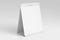 Blank tabletop self-stick flipchart pad