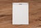 Blank tabletop self-stick flipchart pad