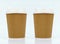 Blank takeaway coffee cups