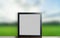 Blank Thick photo frame nature background