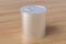 Blank tin can food container with easy open pull ring