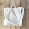 Blank Tote Canvas Bag Mockup.