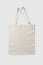 Blank Tote Canvas Bag Mockup on light grey background.