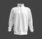 Blank tracksuit top mockup in front view