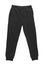 Blank training jogger pants color black front view