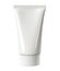 Blank, unbranded cosmetic cream tube isolated on white background. Skin care product, cut out element. Plastic container