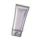 Blank, unlabelled tube of sun protection, moisturizing cream, facial mask