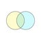 Blank Venn diagram icon