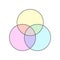 Blank Venn diagram icon