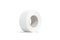 Blank white adhesive tape mockup, stand isolated,