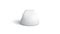 Blank white beanie mockup, isolated, looped rotation