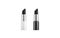 Blank white and black opened tube with dark lipstick mockup,