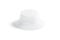 Blank white bucket hat mockup, front view