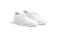 Blank white casual shoes mockup, side view