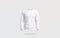 Blank white casual sweatshirt mock up, gray background