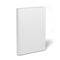 Blank white catalog, magazines, book mock up on grey background. 3d render illustration.