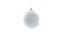 Blank white christmas tree ball mockup, looped rotation