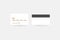 Blank white credit card mockup , clipping path, front