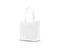 Blank white fabric canvas shopping bag for save global warming