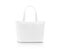 Blank white fabric canvas shopping bag for save global warming