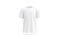 Blank white oversize t-shirt mockup, front view