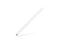 Blank white paper straw no gravity mock up isolated