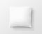 Blank white pillow case design mockup, , clipping path, 3d illustration