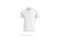 Blank white polo shirt mockup, side view
