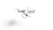 Blank white quadrocopter flying mockup, looped switch, isolated