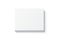 Blank white rectangular hardback book mock up, top view,