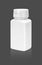 Blank white supplement packaging bottle