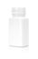 Blank white supplement packaging bottle